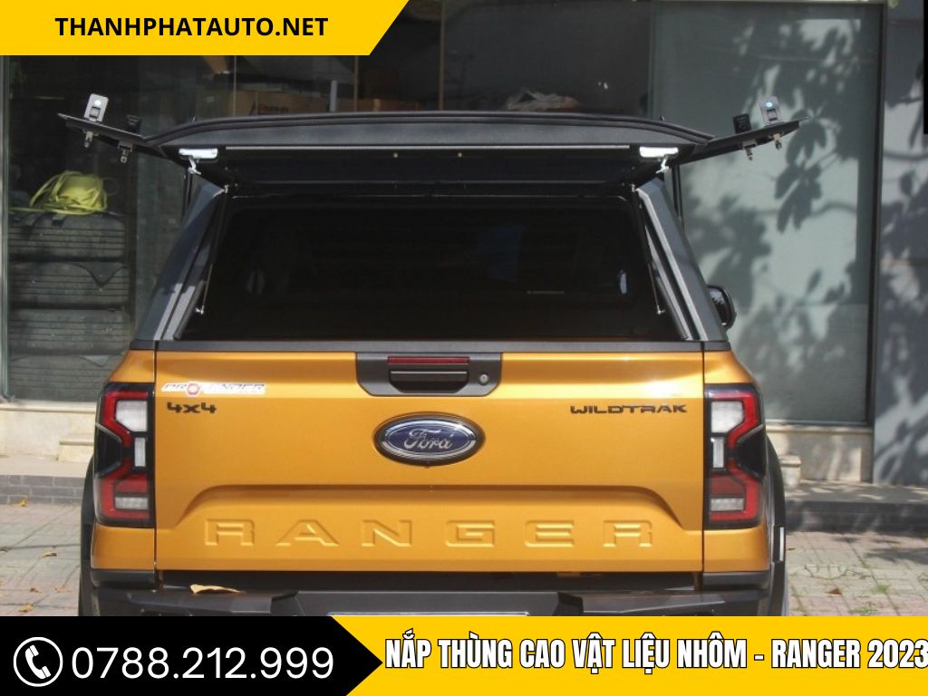 Nắp Thùng Cao Vật Liệu Nhôm - Ranger 2023