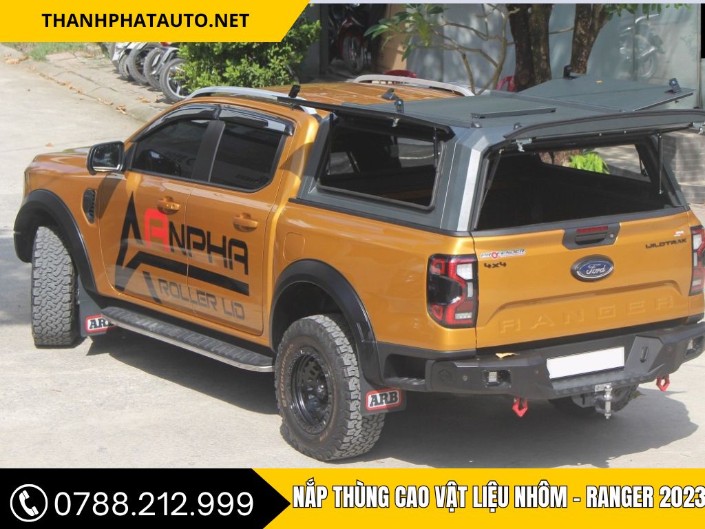 Nắp Thùng Cao Vật Liệu Nhôm - Ranger 2023