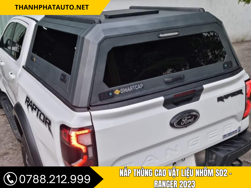 Nắp Thùng Cao Vật Liệu Nhôm S02 – Ranger 2023