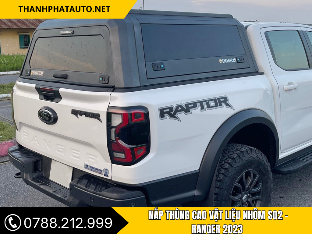 Nắp Thùng Cao Vật Liệu Nhôm S02 – Ranger 2023