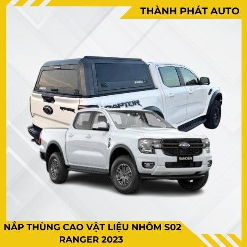 Nắp thùng cao vật liệu nhôm S02 – Ranger 2023
