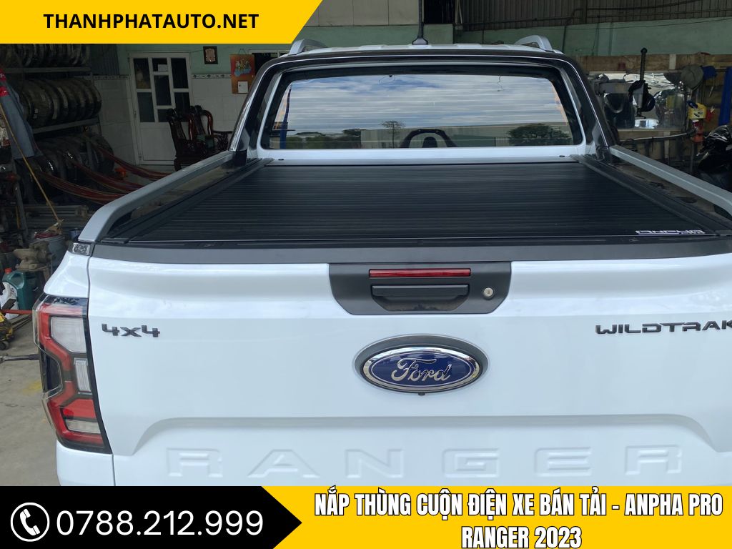 Nắp Thùng Cuộn Điện Xe Bán Tải – Anpha Pro - Ranger 2023