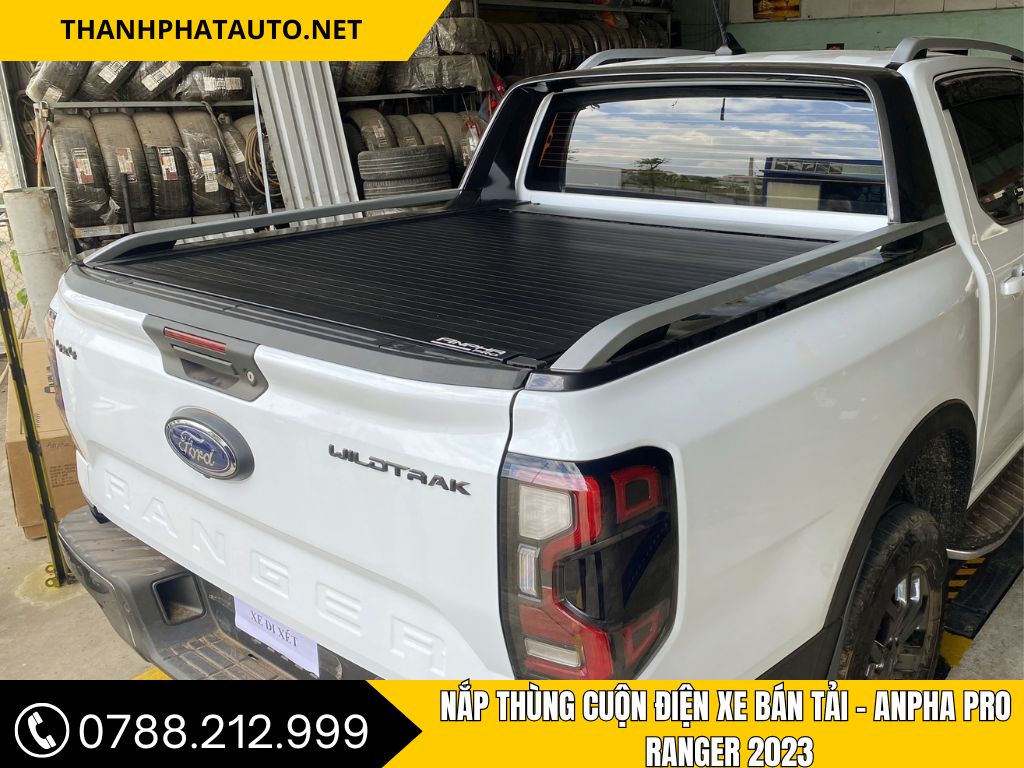 Nắp Thùng Cuộn Điện Xe Bán Tải – Anpha Pro - Ranger 2023