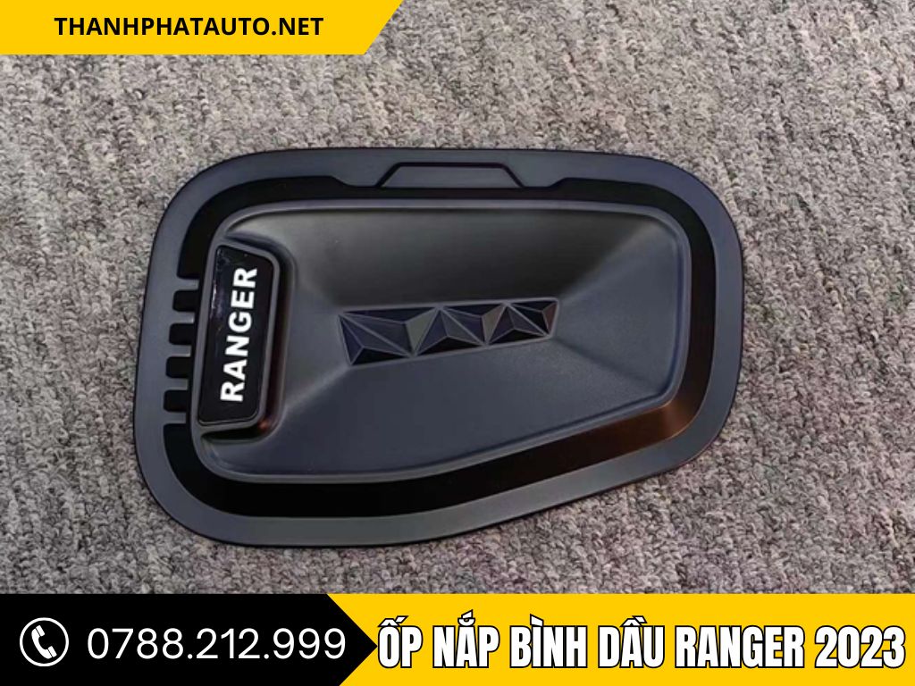 Ốp Nắp Bình Dầu Cho Ranger 2023