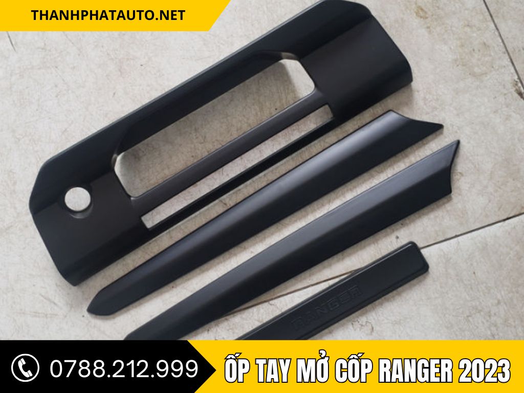 Ốp Tay Mở Cốp Cho Ranger 2023