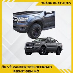 Ốp vè Ranger 2019 Offroad RBS-9 đen mờ