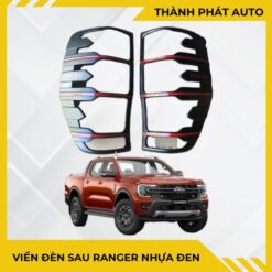 Viền Đèn Sau Ranger Nhựa Đen