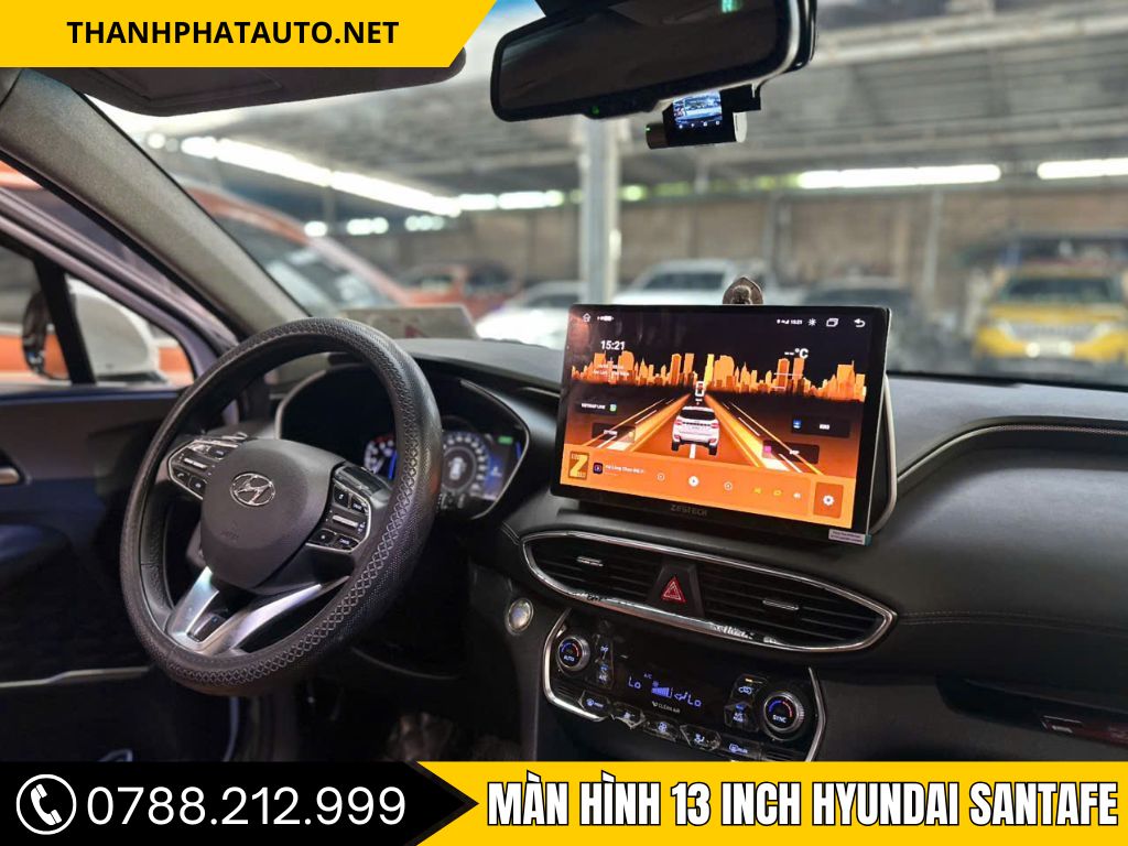 Màn hình 13 inch Hyundai Santafe