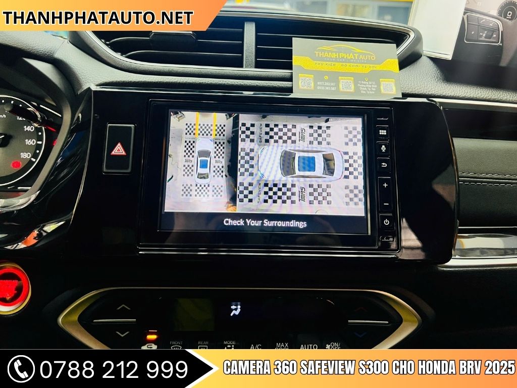 Camera 360 Safeview S300 Honda BRV 2025