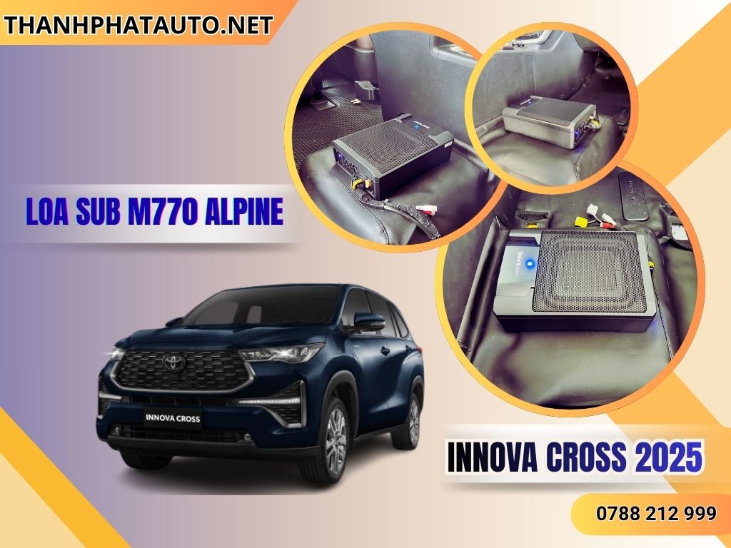 Loa Sub M770 ALPINE Innova Cross 2025