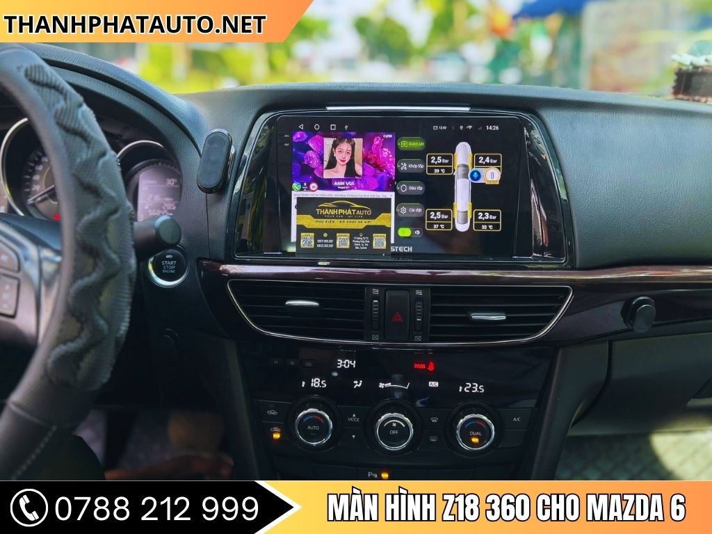 Màn hình Z18 360 cho Mazda 6