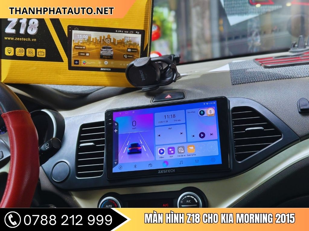 Màn hình Z18 Cho Kia Morning 2015