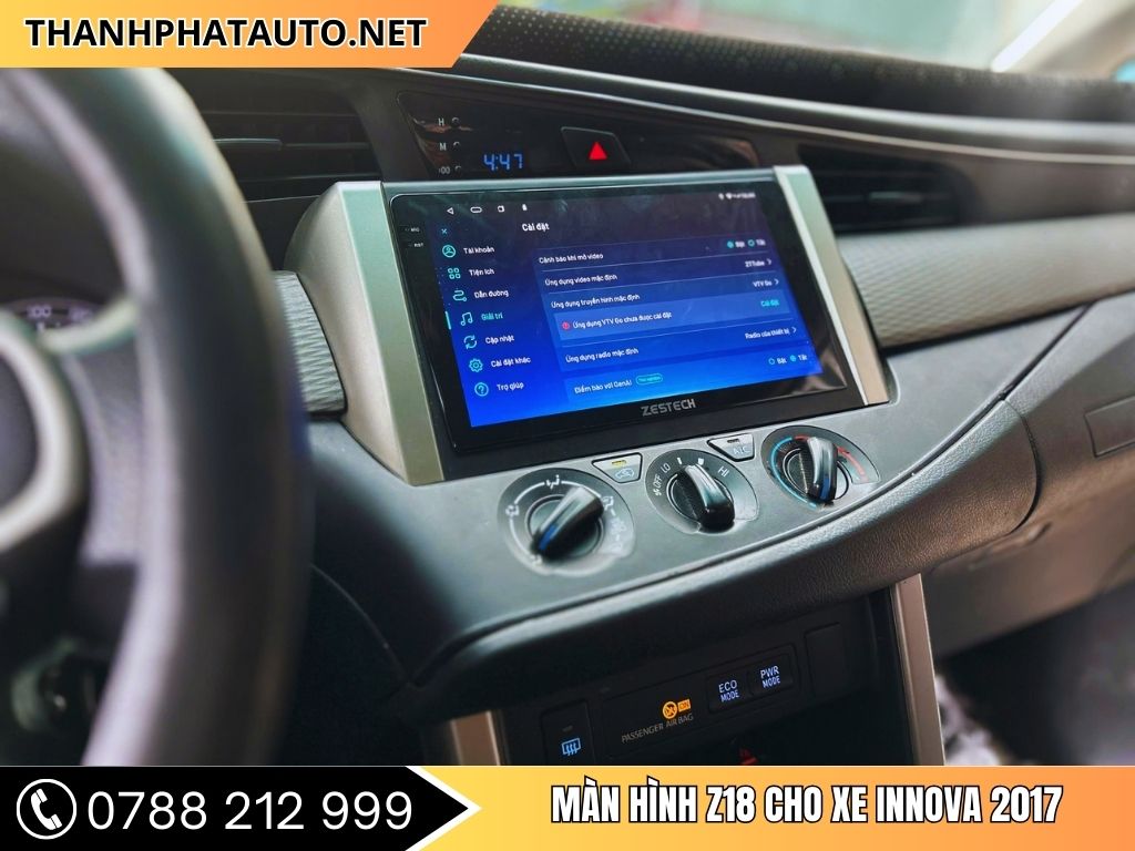 Màn Hình Z18 cho Xe Innova 2017