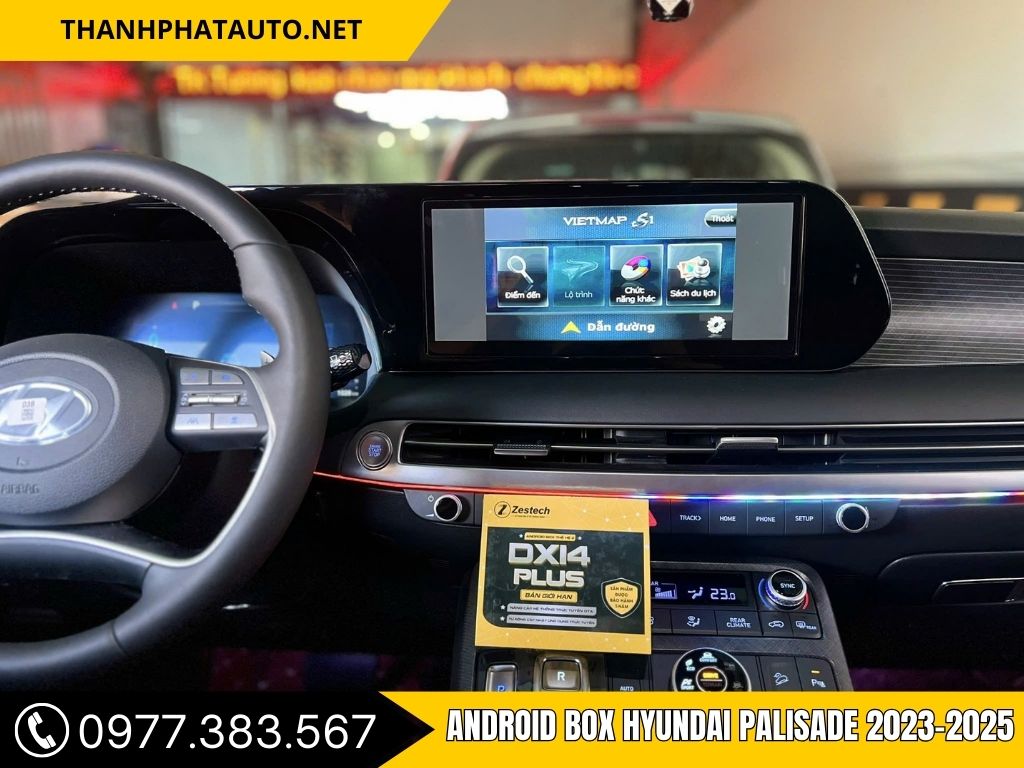 Hình Ảnh Android Box Hyundai Palisade 2023, 2024, 2025