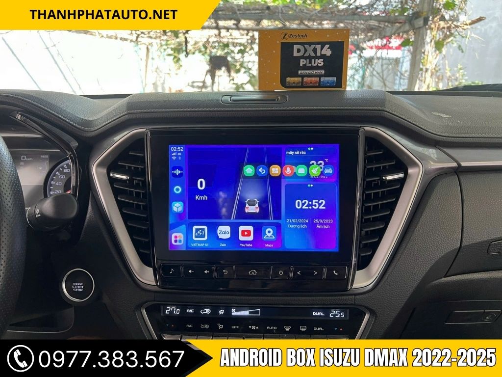 Hình Ảnh Android Box Isuzu Dmax 2022, 2023, 2024, 2025