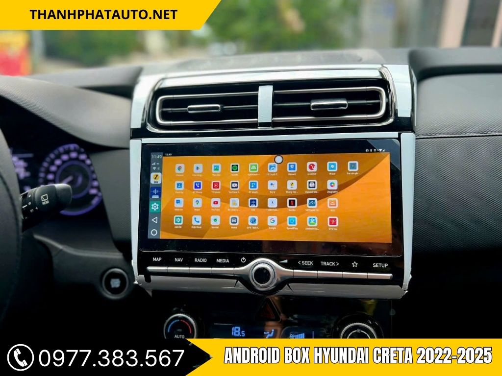 Hình Ảnh Android Box Hyundai Creta 2022, 2023, 2024, 2025