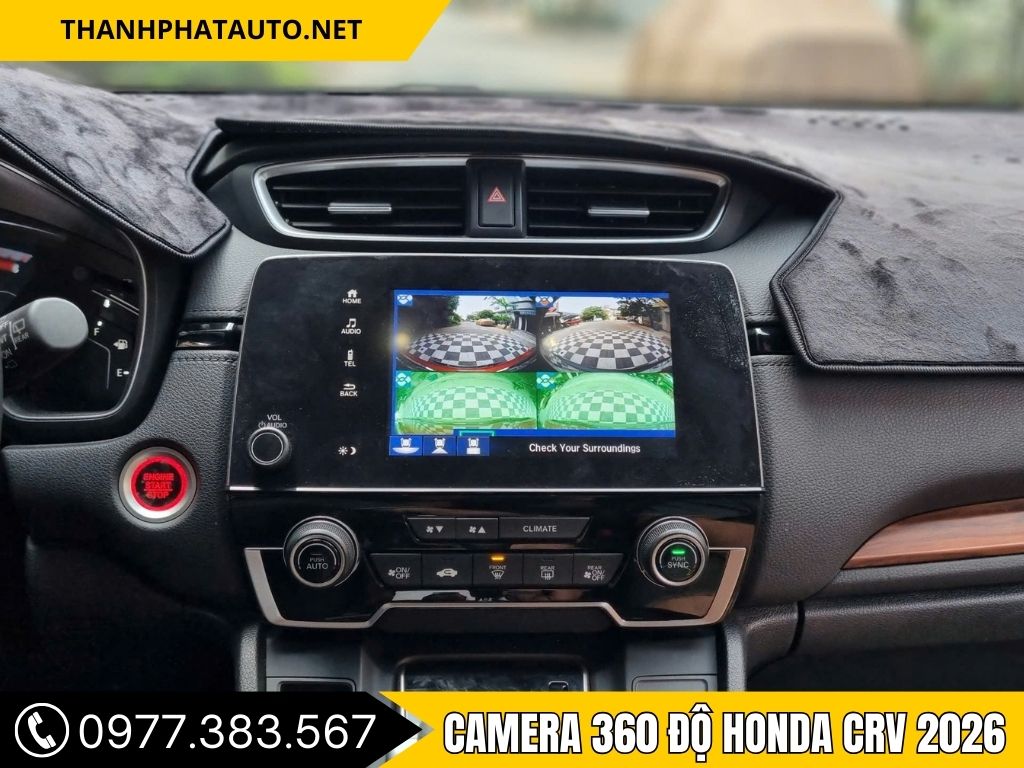 CAMERA 360 ĐỘ Honda CRV 2026