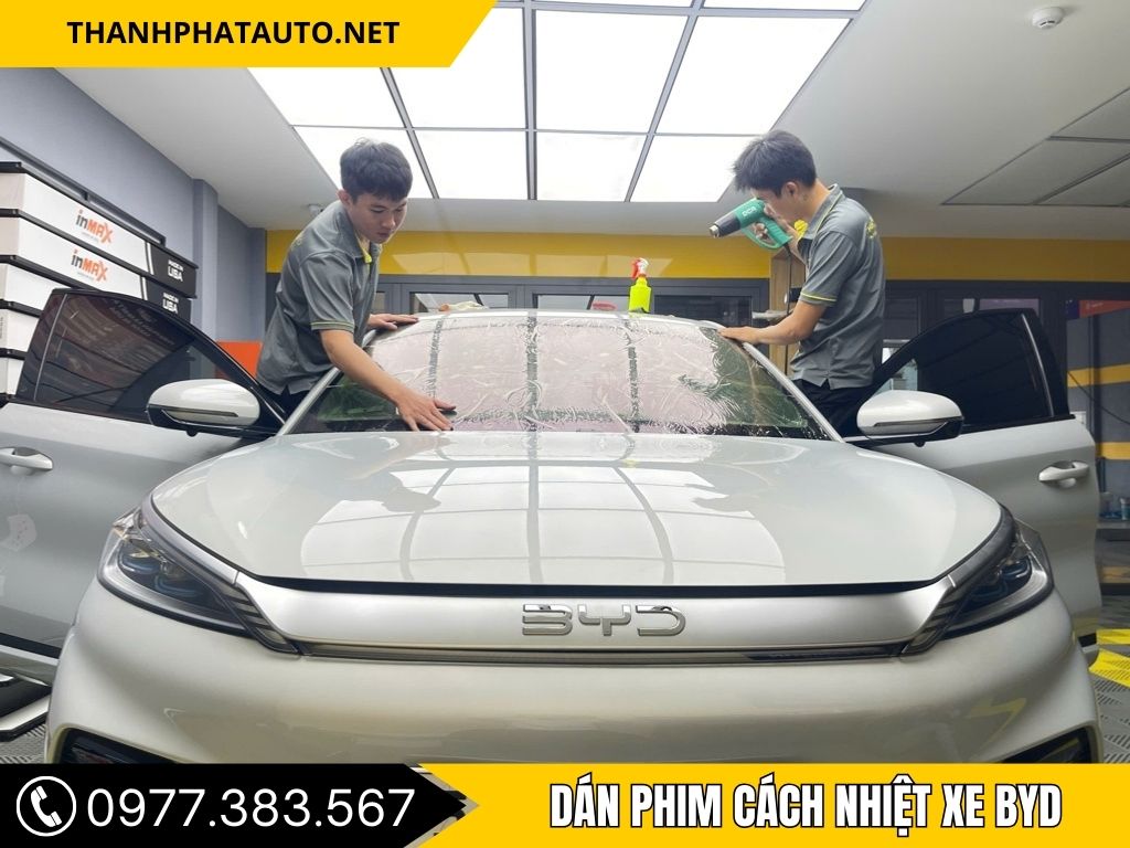 Dán Phim Cách Nhiệt Xe BYD
