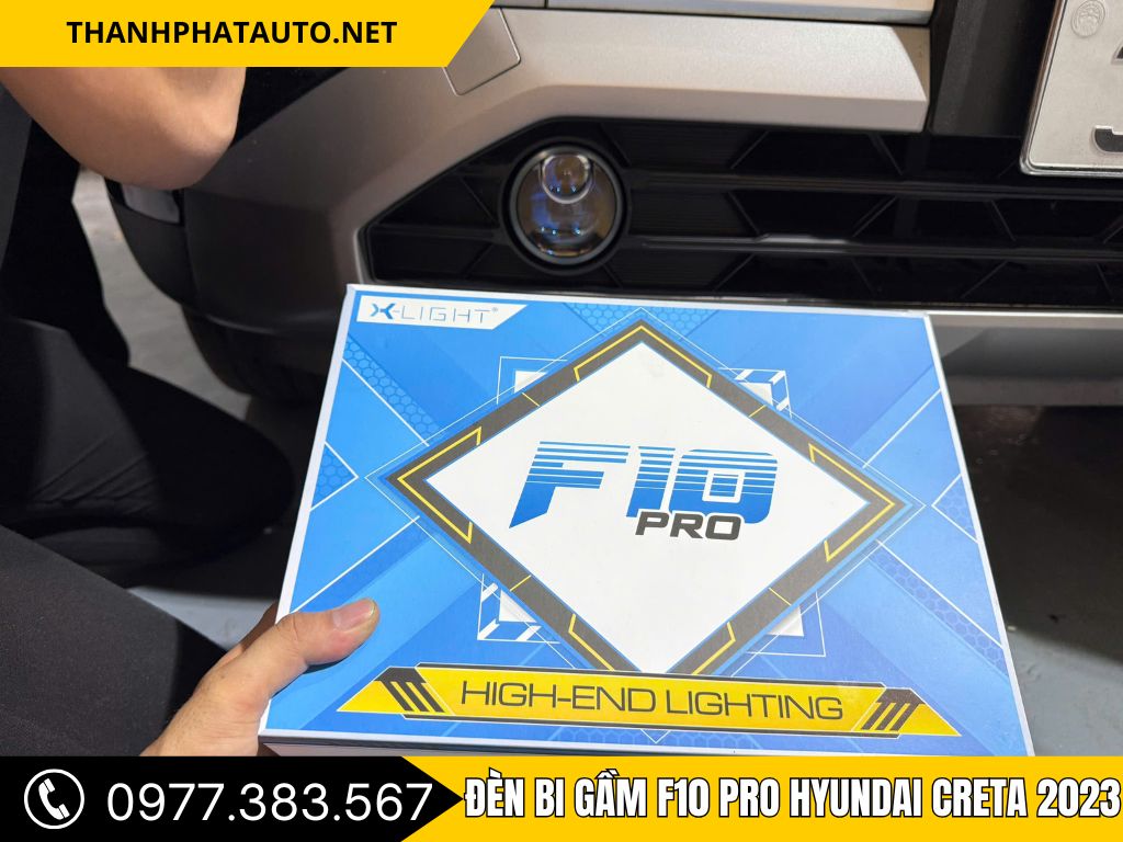 Hình Ảnh Đèn Bi Gầm F10 Pro Cho Hyundai Creta 2023