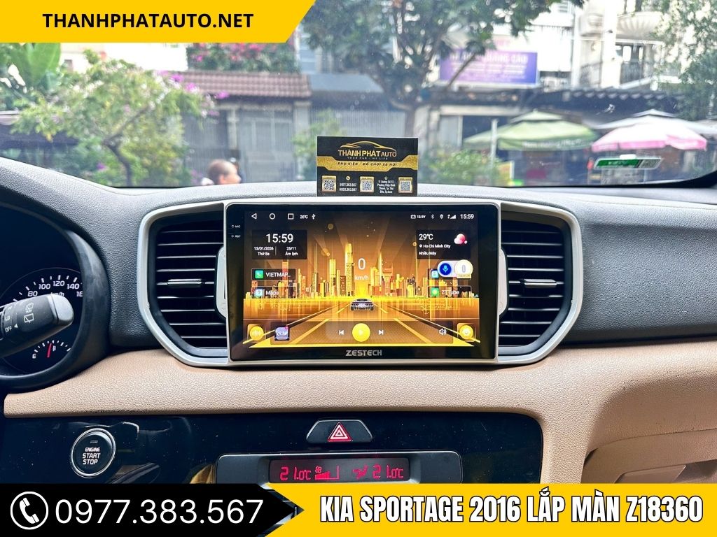 Hình Ảnh Kia Sportage 2016 Lắp Màn Z18360