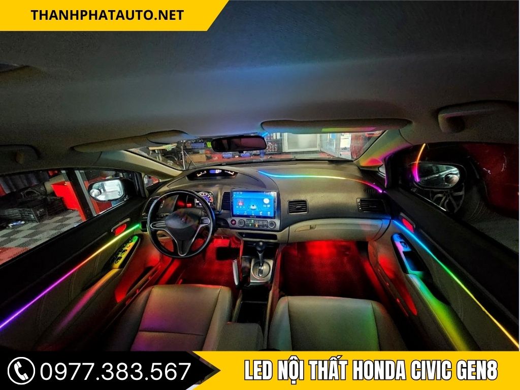 LED Nội Thất Honda Civic Gen 8 
