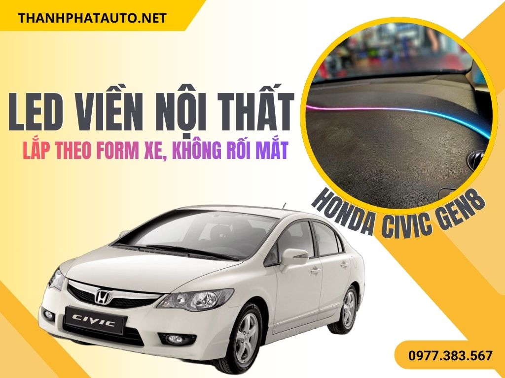 LED Nội Thất Honda Civic Gen 8