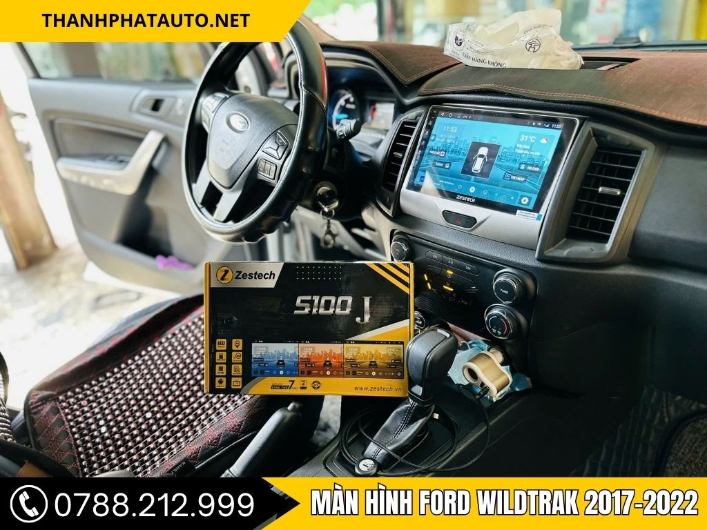 Hình Ảnh Màn Hình Ford Wildtrak 2017, 2018, 2019, 2020, 2021, 2022