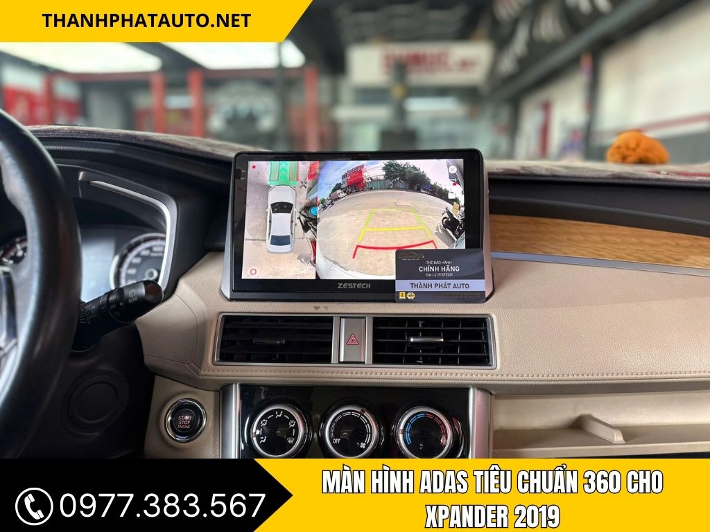 Hình Ảnh Màn Hình ADAS Tiêu Chuẩn 360 cho Xpander 2019 