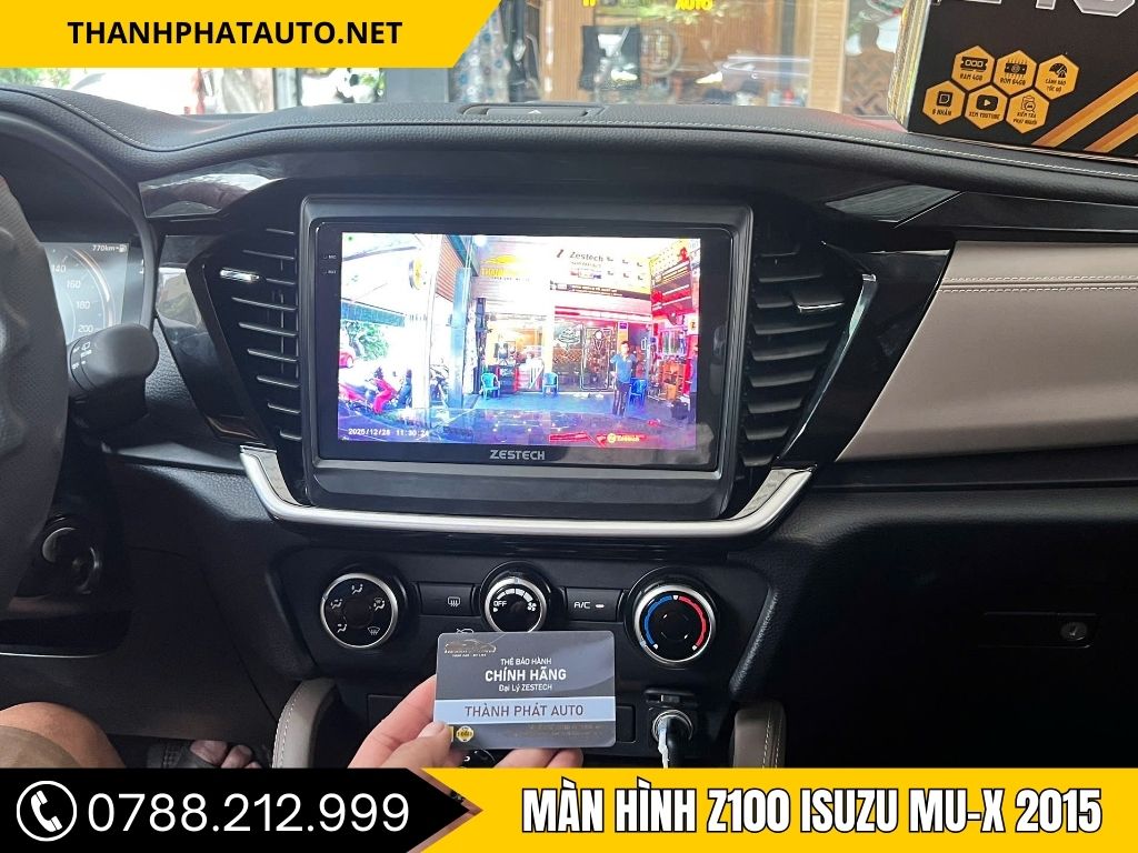 Màn Hình Z100 Isuzu MU-X 2015 –  Nâng Cấp Nội Thất