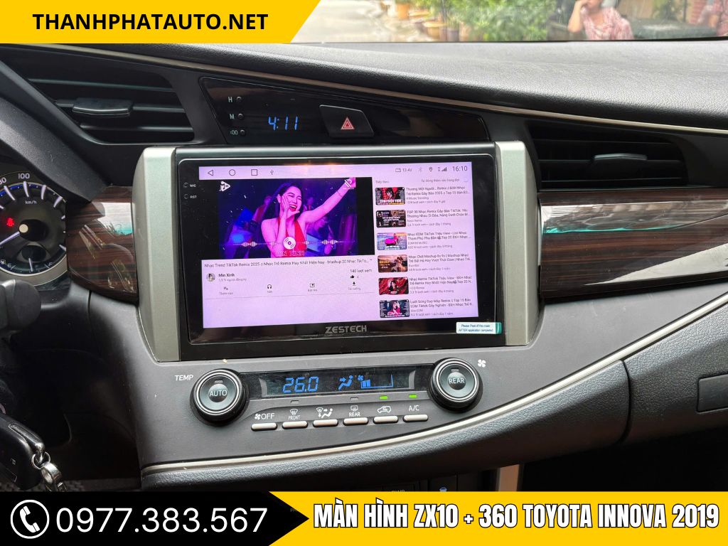 Màn Hình ZX10+ 360 Cho Innova 2019