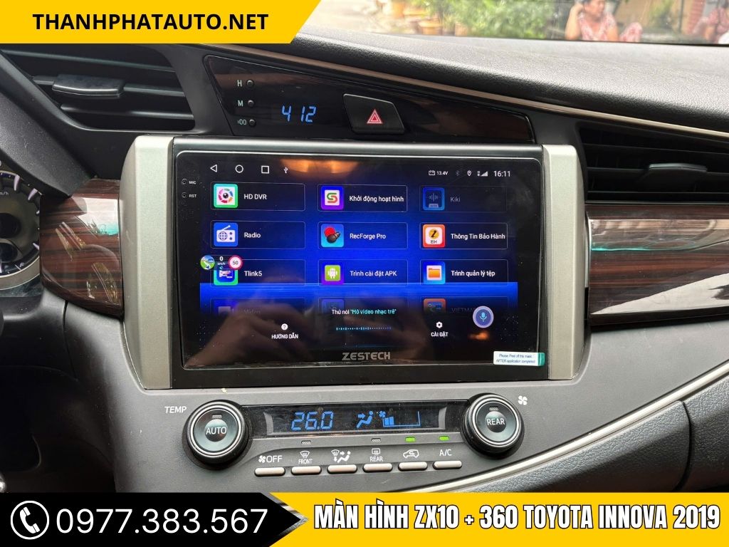 Màn Hình ZX10+ 360 Cho Innova 2019