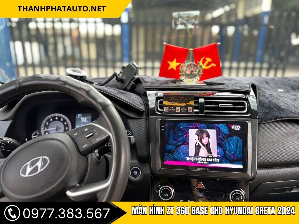Màn Hình ZT360 Base Cho Hyundai Creta 2024