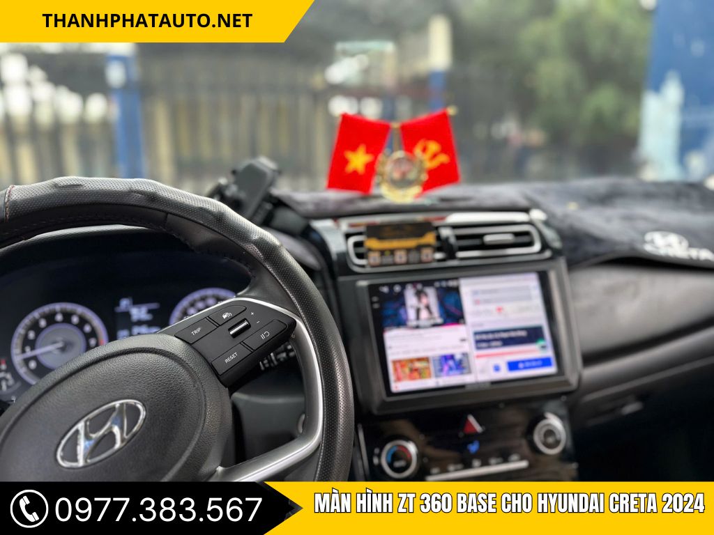 Màn Hình ZT360 Base Cho Hyundai Creta 2024