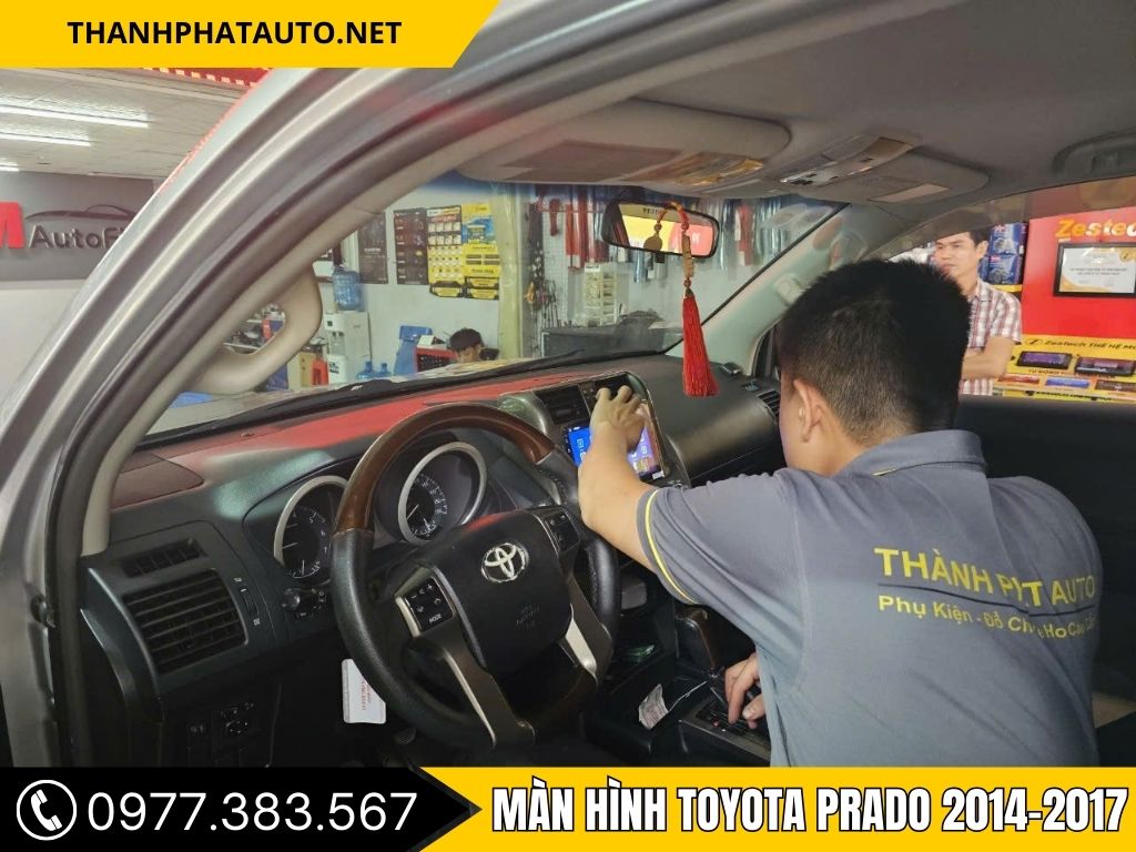 Hình Ảnh Màn Hình Toyota Prado 2014, 2015, 2016, 2017