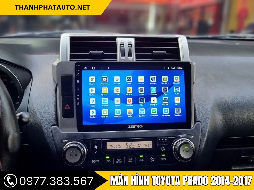 Màn Hình Toyota Prado 2014–2017