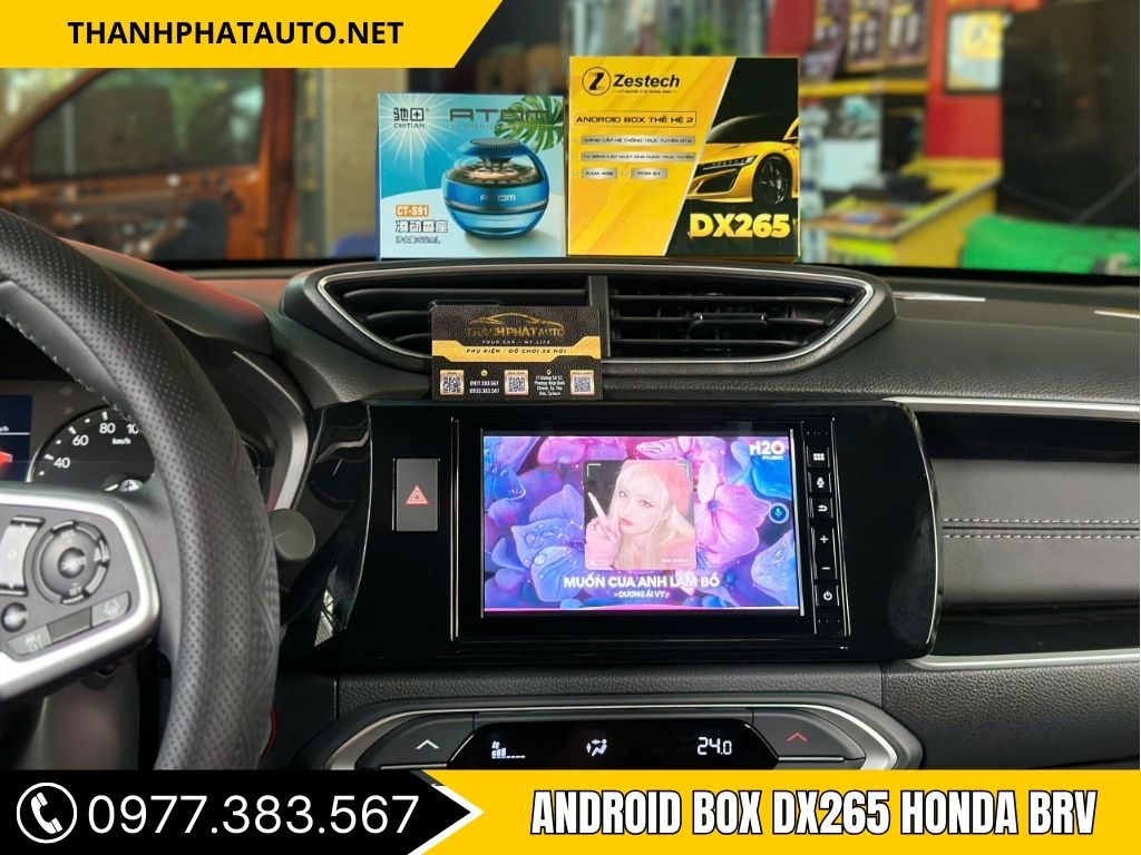 Android Box DX265 Honda BRV – Nâng Cấp Thông Minh, Giữ Nguyên Xe Zin