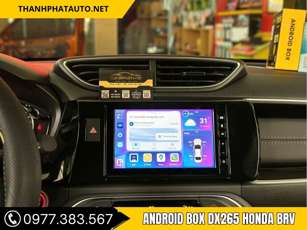 Android Box DX265 Honda BRV – Nâng Cấp Thông Minh, Giữ Nguyên Xe Zin