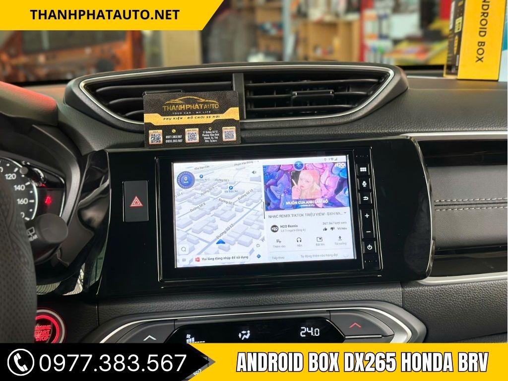 Android Box DX265 Honda BRV – Nâng Cấp Thông Minh, Giữ Nguyên Xe Zin