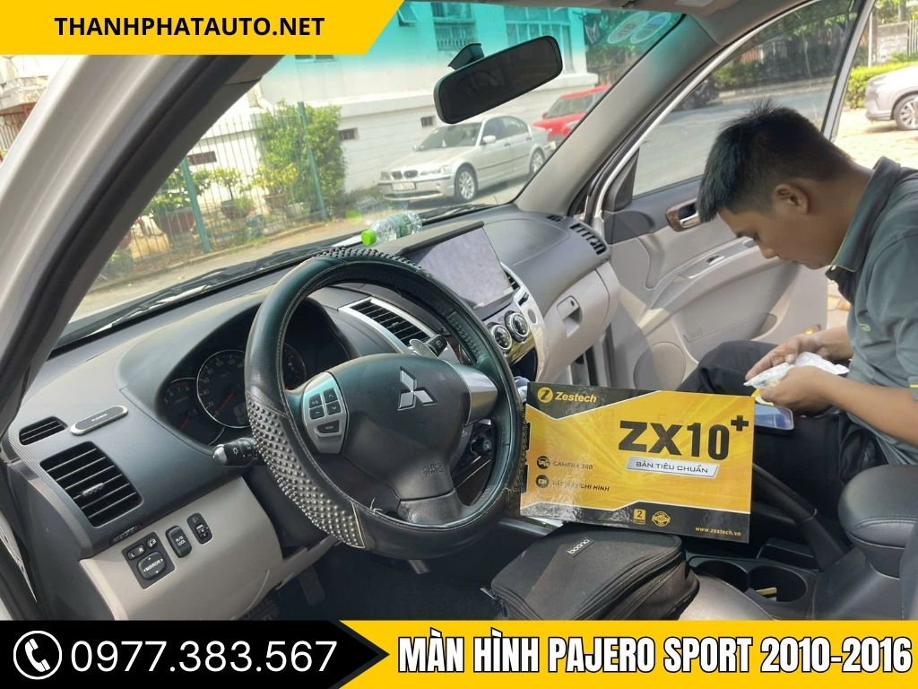 Hình Ảnh Màn Hình Pajero Sport 2010, 2011, 2012, 2013, 2014, 2015, 2016