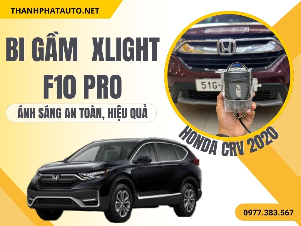 Bi gầm Xlight F10 Pro Cho Honda CRV 2020 