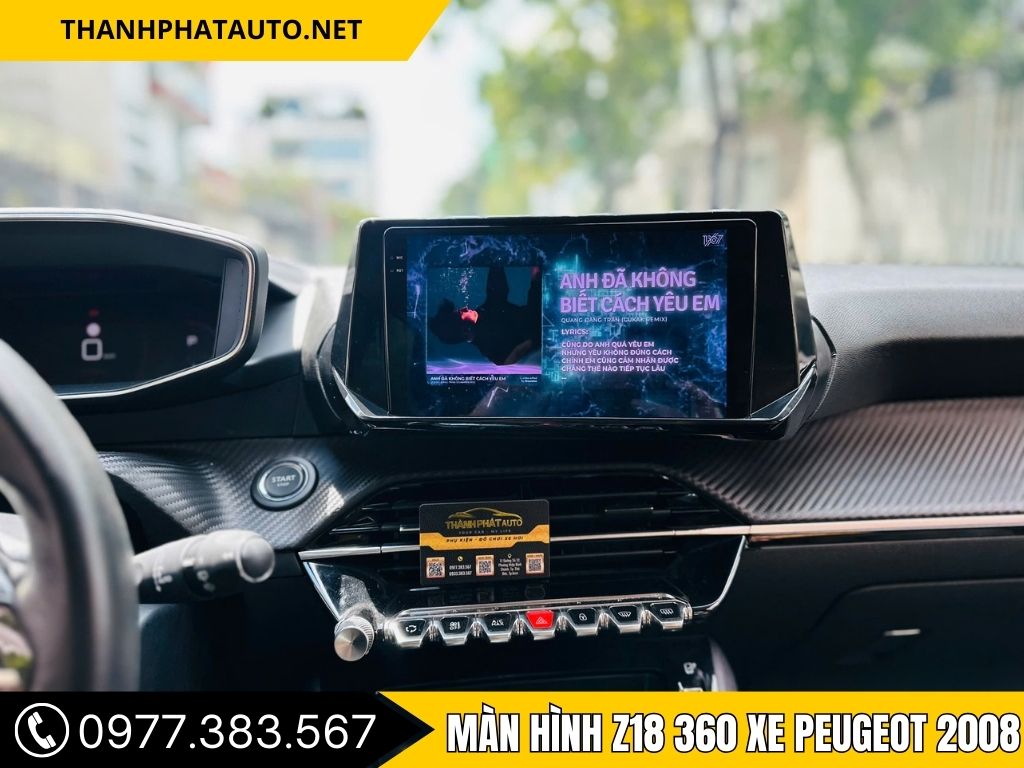 Màn Hình Z18 360 Xe Peugeot 2008 