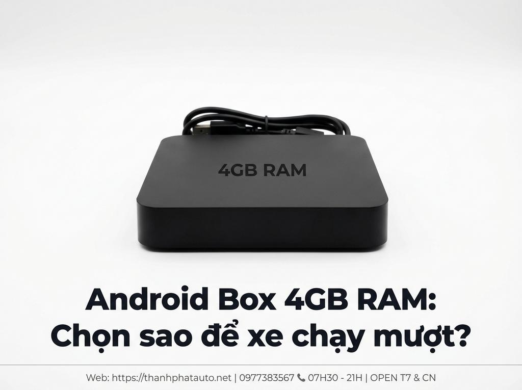 Android Box 4GB RAM: Chọn sao để xe chạy mượt?