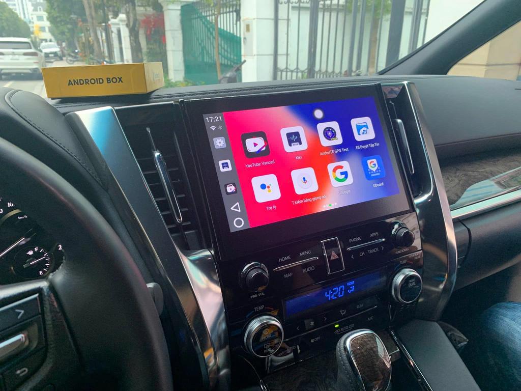 Android Box Cho Xe Toyota Alphard 2019 Lắp Đặt Tận Nơi Uy Tín chính hãng 3