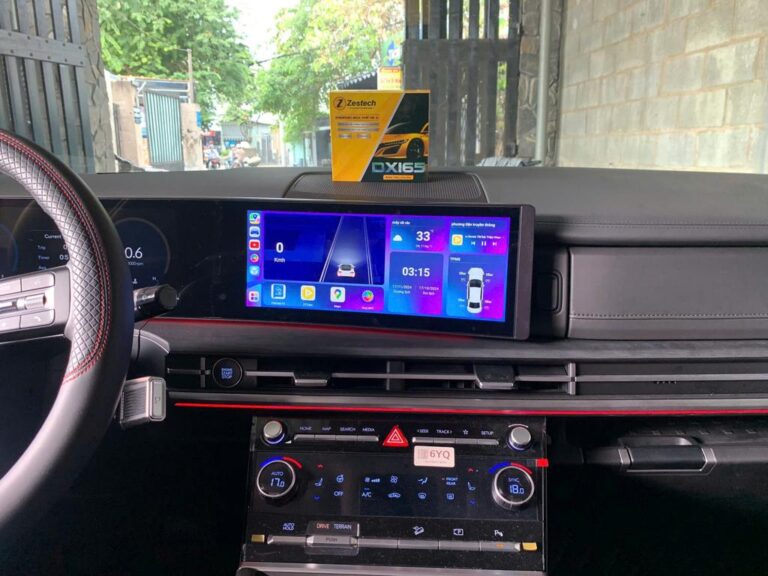 Android Box Hyundai Santafe 2025 Chính Hãng Lắp Đặt Tận Nơi