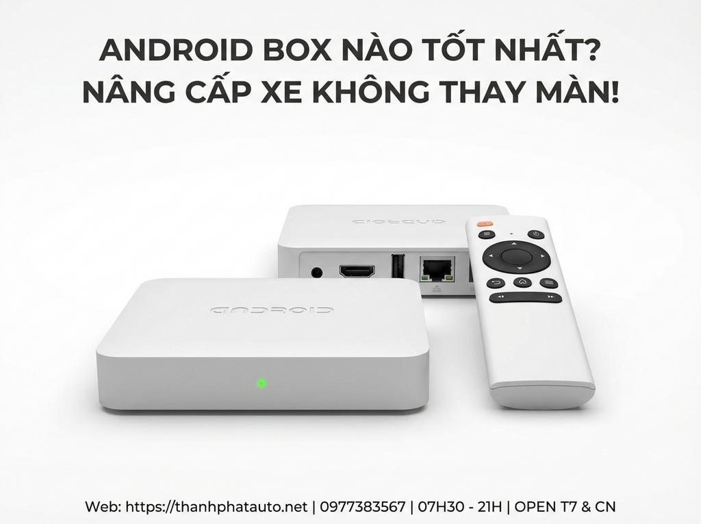 Android Box nào tốt nhất? Nâng cấp xe không thay màn!