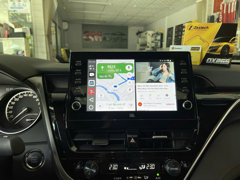 Android Box Toyota Camry 2023 Chính Hãng Zestech Lắp Đặt Tận Nơi chính hãng 2