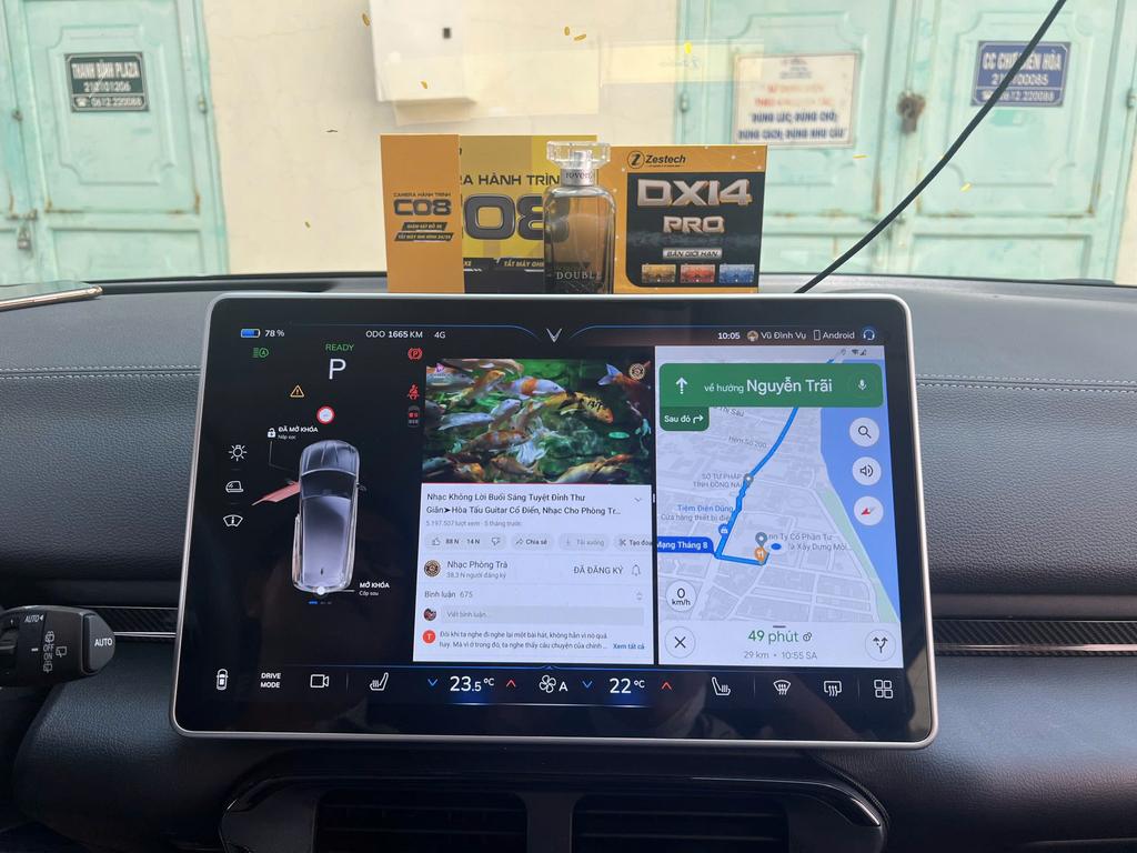 Android Box Vinfast VF8 2025 Lắp Đặt Tận Nơi Uy Tín Tại TPHCM chính hãng 2