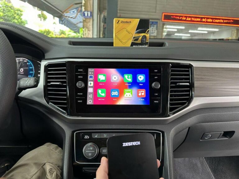 Android Box Zestech Cho Volkswagen Teramont 2022 Cao Cấp Chính Hãng