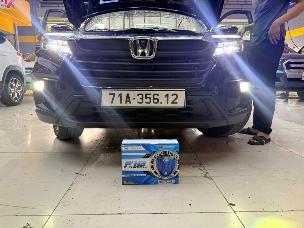 Bi Gầm F10 Turbo V2 Cho Honda BRV – Tăng Sáng An Toàn, Lắp Gọn Gàng