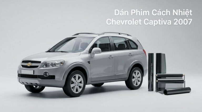 Dán Phim Cách Nhiệt Chevrolet Captiva 2007 Lắp Đặt Tận Nơi Uy Tín